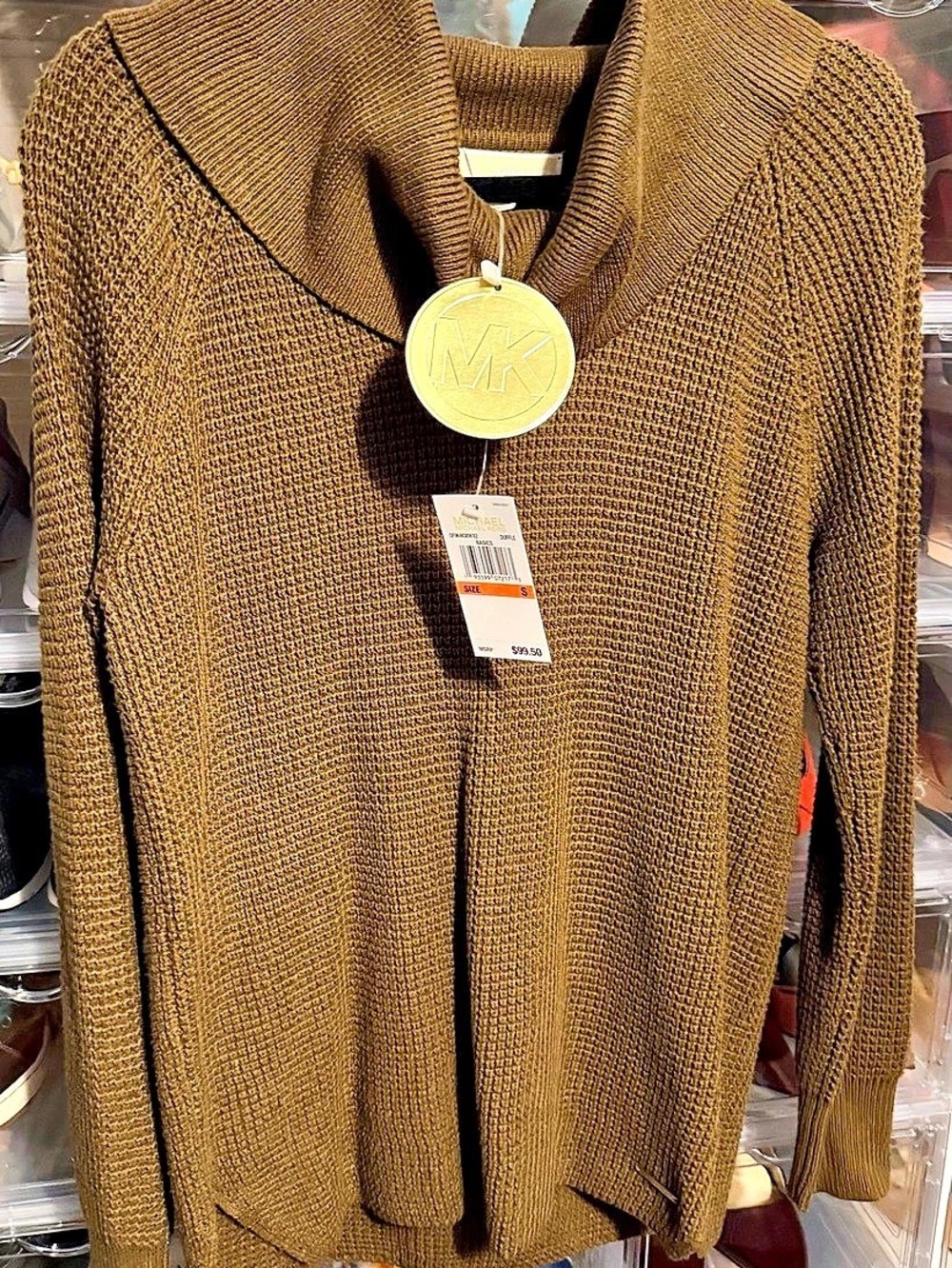 Michael Kors Duffle Cowl Neck Sweater NWT